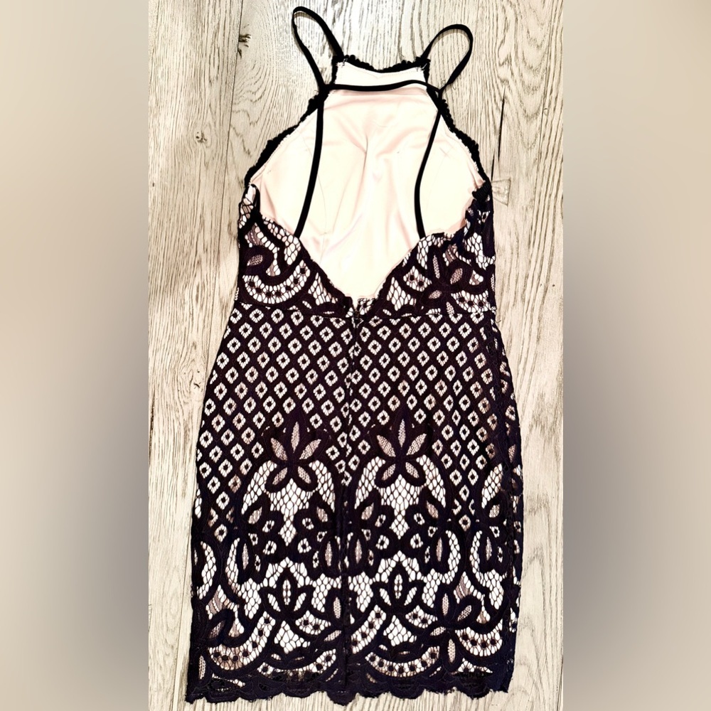 Jodi Kristopher Black Lace Dress - Picture 2 of 4